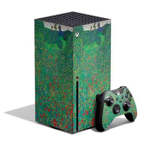 Gustav Klimt Poppy Field Xbox Series X Bundle Skin