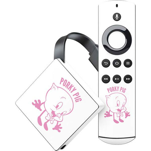 Looney Tunes Porky Pig Big Head Amazon Fire TV Skin
