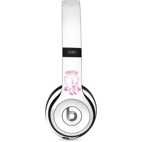 Looney Tunes Porky Pig Big Head Beats Solo 2 Wired Skin