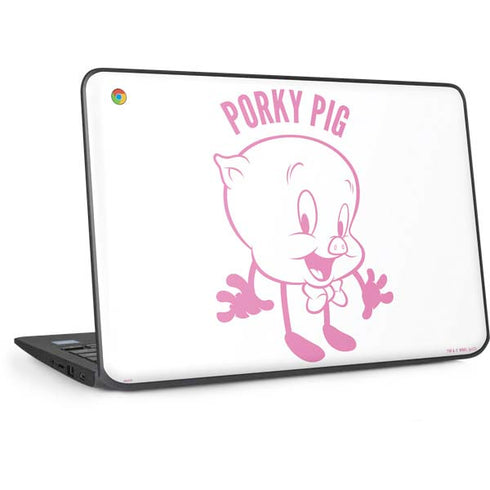 Looney Tunes Porky Pig Big Head HP Chromebook Skin