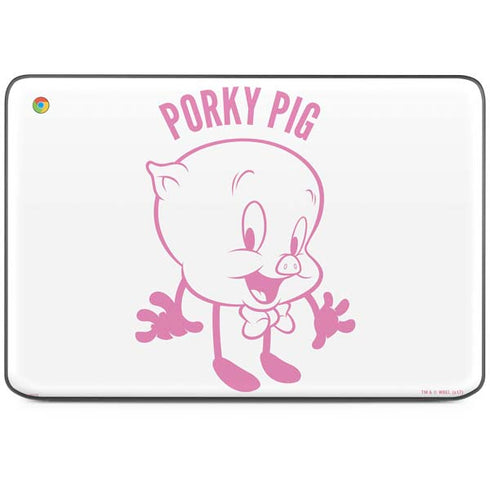 Looney Tunes Porky Pig Big Head HP Chromebook Skin