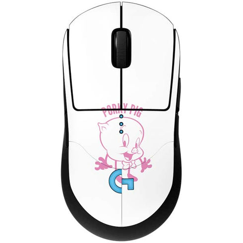 Looney Tunes Porky Pig Big Head G Pro Wireless Gaming Mouse Skin