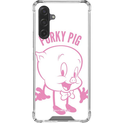 Looney Tunes Porky Pig Big Head Galaxy A17 Clear Case