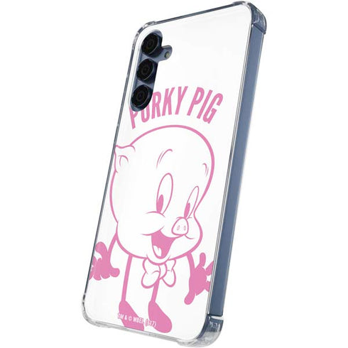 Looney Tunes Porky Pig Big Head Galaxy A35 5G Clear Case