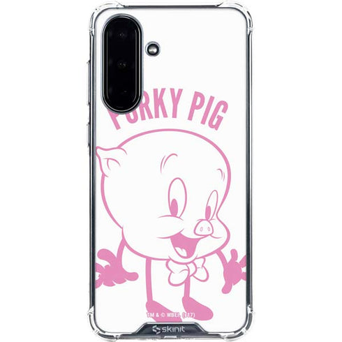 Looney Tunes Porky Pig Big Head Galaxy A36 5G Clear Case