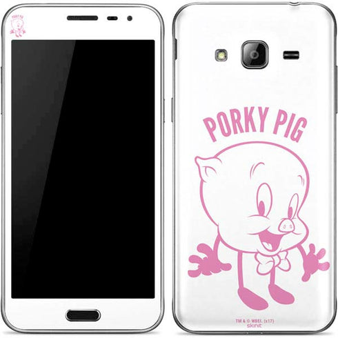 Looney Tunes Porky Pig Big Head Galaxy J3 Skin