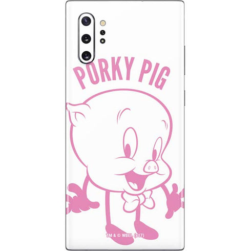 Looney Tunes Porky Pig Big Head Galaxy Note 10 Plus Skin