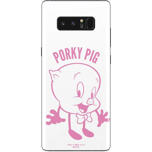 Looney Tunes Porky Pig Big Head Galaxy Note 8 Skin