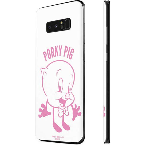 Looney Tunes Porky Pig Big Head Galaxy Note 8 Skin