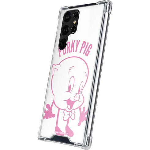 Looney Tunes Porky Pig Big Head Galaxy S23 Ultra Clear Case
