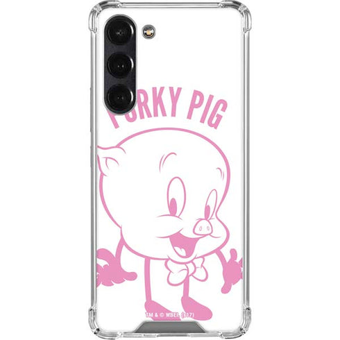 Looney Tunes Porky Pig Big Head Galaxy S24 FE Clear Case