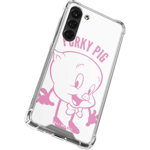 Looney Tunes Porky Pig Big Head Galaxy S24 FE Clear Case