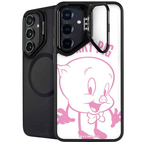 Looney Tunes Porky Pig Big Head Galaxy S24 Plus Kickstand Case
