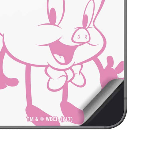 Looney Tunes Porky Pig Big Head Galaxy S25 Plus Skin