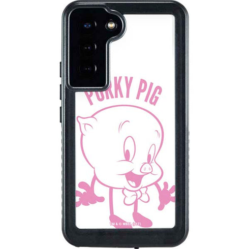 Looney Tunes Porky Pig Big Head Galaxy S24 Plus Waterproof Case