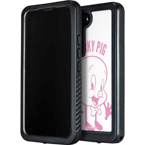 Looney Tunes Porky Pig Big Head Galaxy S24 Plus Waterproof Case