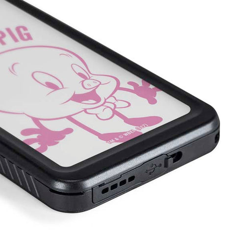 Looney Tunes Porky Pig Big Head Galaxy S24 Plus Waterproof Case