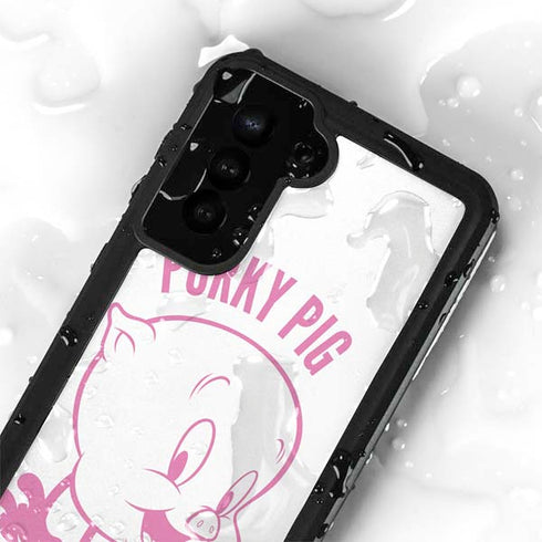 Looney Tunes Porky Pig Big Head Galaxy S24 Plus Waterproof Case