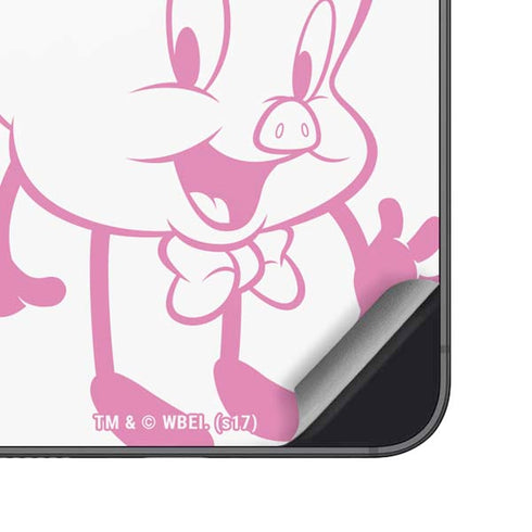 Looney Tunes Porky Pig Big Head Galaxy S24 Skin