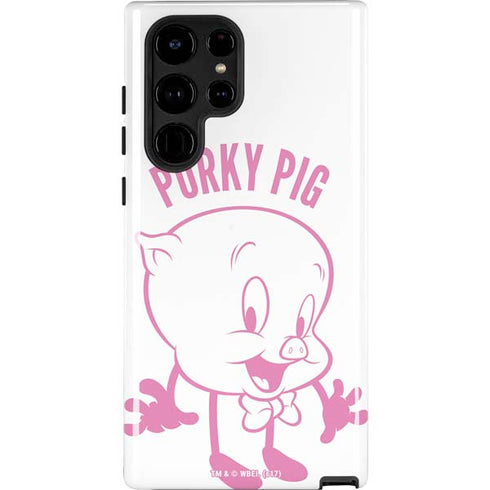 Looney Tunes Porky Pig Big Head Galaxy Cases