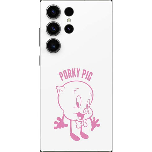 Looney Tunes Porky Pig Big Head Galaxy S25 Ultra Skin
