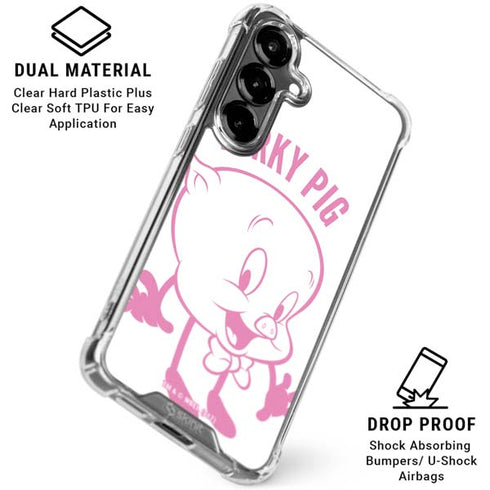 Looney Tunes Porky Pig Big Head Galaxy S26 Clear Case
