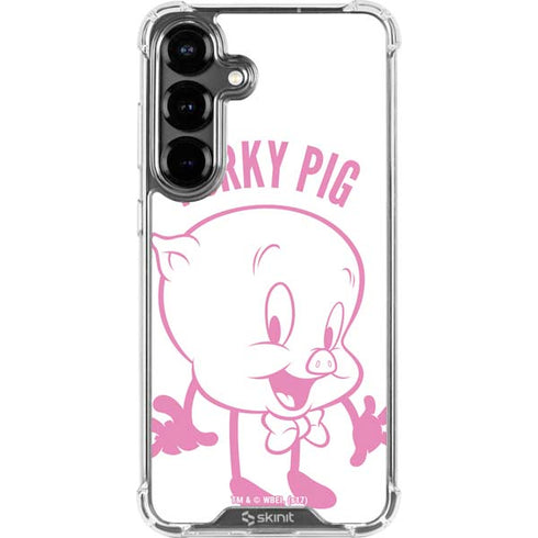 Looney Tunes Porky Pig Big Head Galaxy S26 Plus Clear Case