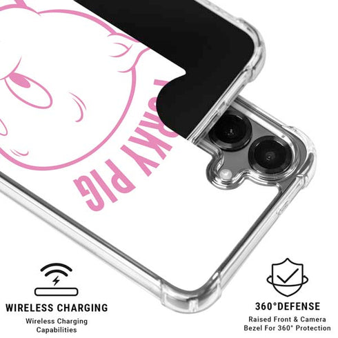 Looney Tunes Porky Pig Big Head Galaxy S26 Plus Clear Case
