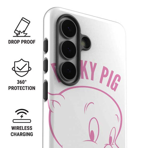 Looney Tunes Porky Pig Big Head Galaxy S26 Plus Impact Case