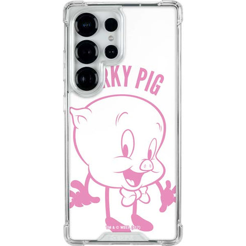 Looney Tunes Porky Pig Big Head Galaxy S26 Ultra Clear Case