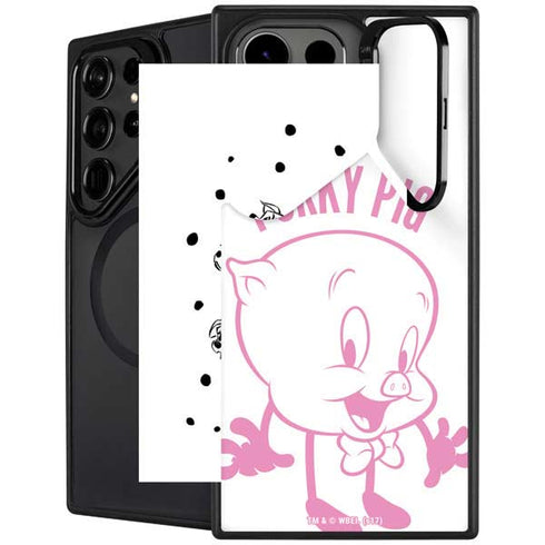 Looney Tunes Porky Pig Big Head Galaxy S26 Ultra Kickstand Case