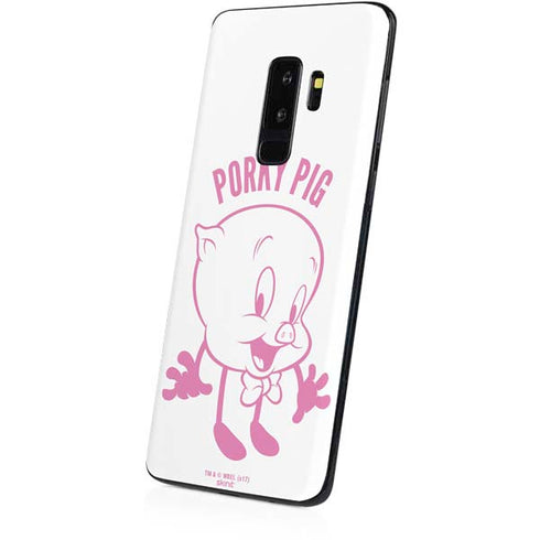Looney Tunes Porky Pig Big Head Galaxy S9 Plus Skin
