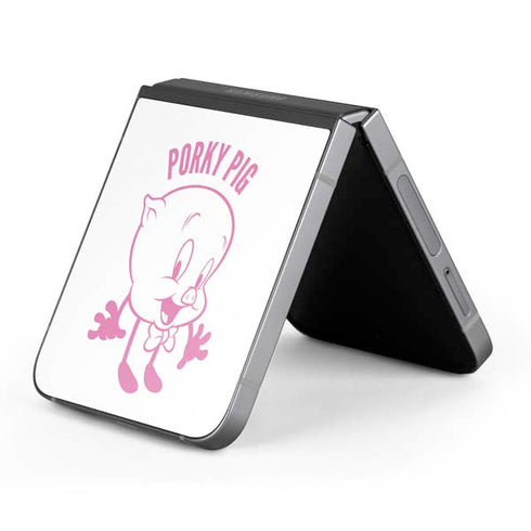 Looney Tunes Porky Pig Big Head Galaxy Z Flip6 Skin