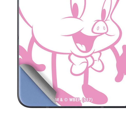 Looney Tunes Porky Pig Big Head Galaxy Z Fold5 5G Skin