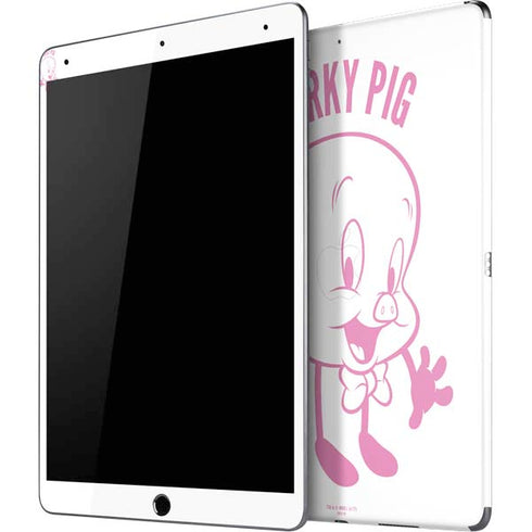 Looney Tunes Porky Pig Big Head iPad Skins