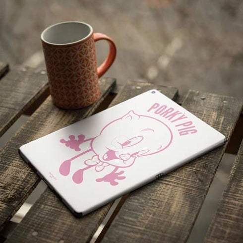 Looney Tunes Porky Pig Big Head iPad Skins