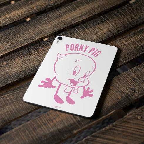 Looney Tunes Porky Pig Big Head Apple iPad Pro Skin