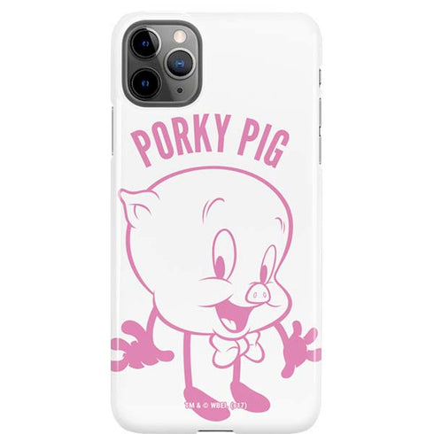 Looney Tunes Porky Pig Big Head iPhone Cases