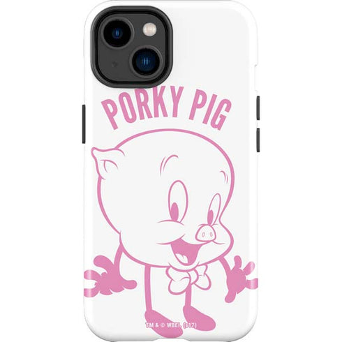 Looney Tunes Porky Pig Big Head iPhone 15 Impact Case