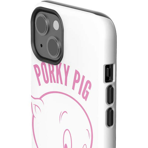 Looney Tunes Porky Pig Big Head iPhone 15 Impact Case