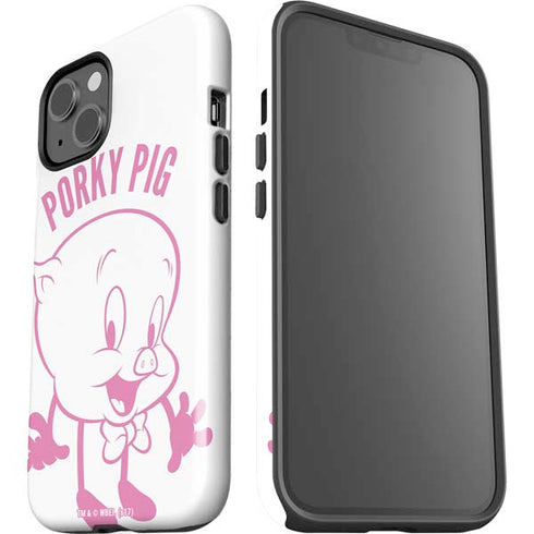 Looney Tunes Porky Pig Big Head iPhone 15 Impact Case