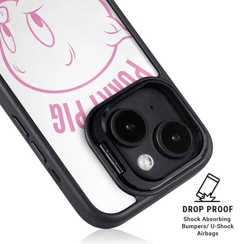 Looney Tunes Porky Pig Big Head iPhone 15 Kickstand Case