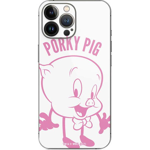 Looney Tunes Porky Pig Big Head iPhone 15 Pro Max Skin