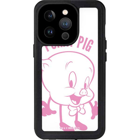 Looney Tunes Porky Pig Big Head iPhone 15 Pro Waterproof Case