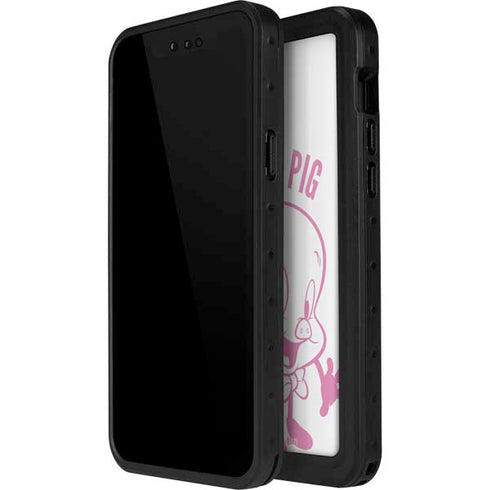 Looney Tunes Porky Pig Big Head iPhone 15 Pro Waterproof Case