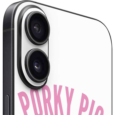 Looney Tunes Porky Pig Big Head iPhone 16 Plus Skin