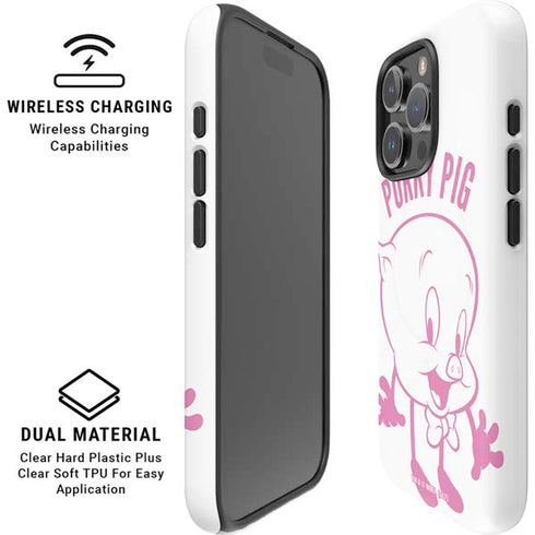 Looney Tunes Porky Pig Big Head iPhone 16 Pro Magsafe Impact Case