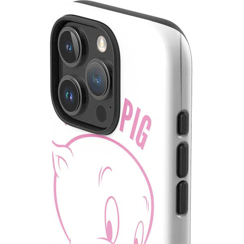 Looney Tunes Porky Pig Big Head iPhone 16 Pro Max Impact Case