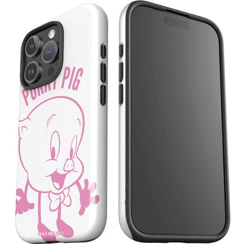 Looney Tunes Porky Pig Big Head iPhone 16 Pro Max Impact Case