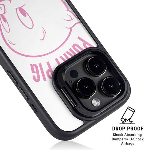 Looney Tunes Porky Pig Big Head iPhone 16 Pro Max Kickstand Case